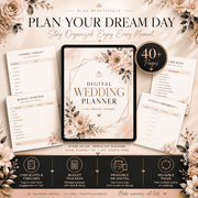 Digital Wedding Planner – Printable Wedding Organizer & Planning Checklist